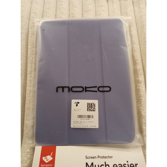 iPad 10th Generation Screen Protector and Lavender Purple Case New in Packaging - Picture 3 of 9